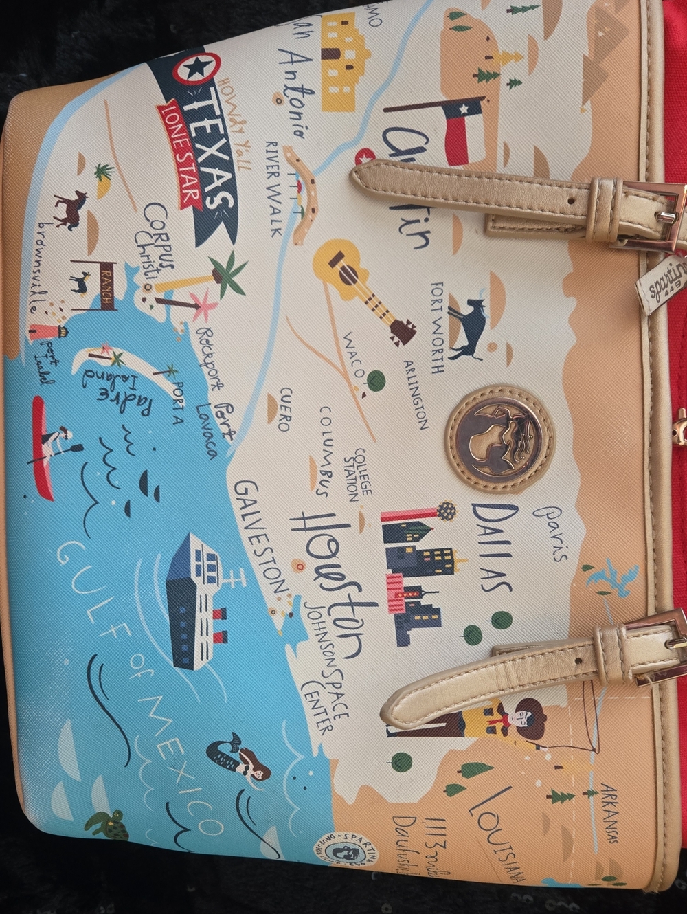 Spartina 449 Texas Map Tote/Purse 🤠⭐️